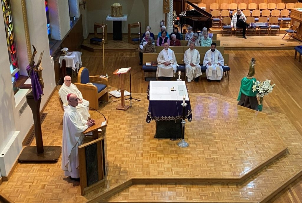 FSJM - Bishop Studerus preaches at Mass