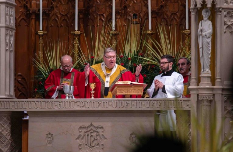 PS26 - Cardinal Tobin saying Mass on Palm Sunday 2026