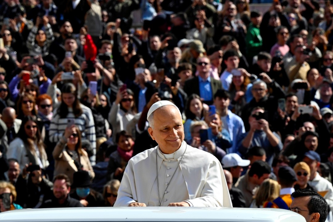 Pope Leo popemobile Annunciation March 25 2026