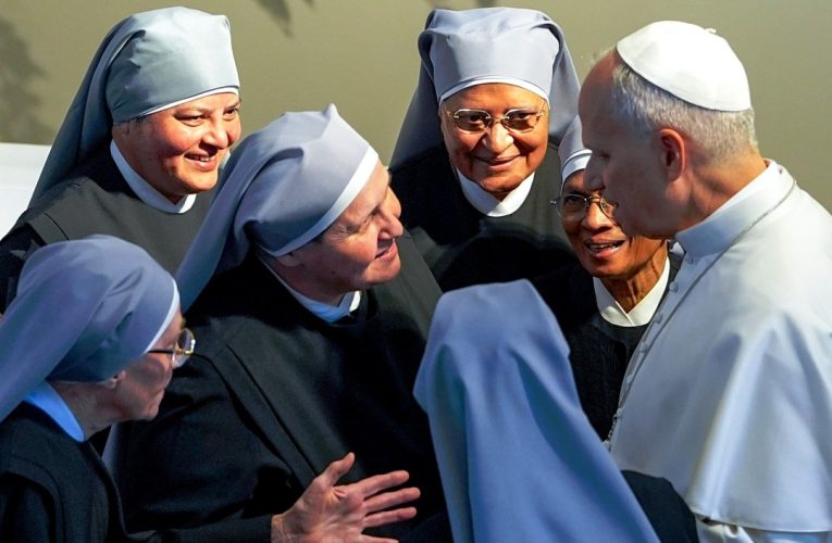 Pope meets Little Sisters of the Poor Istanbul Turkey 11-28-25
