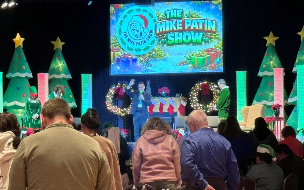 CJYC - Bishop Chau prayers during event