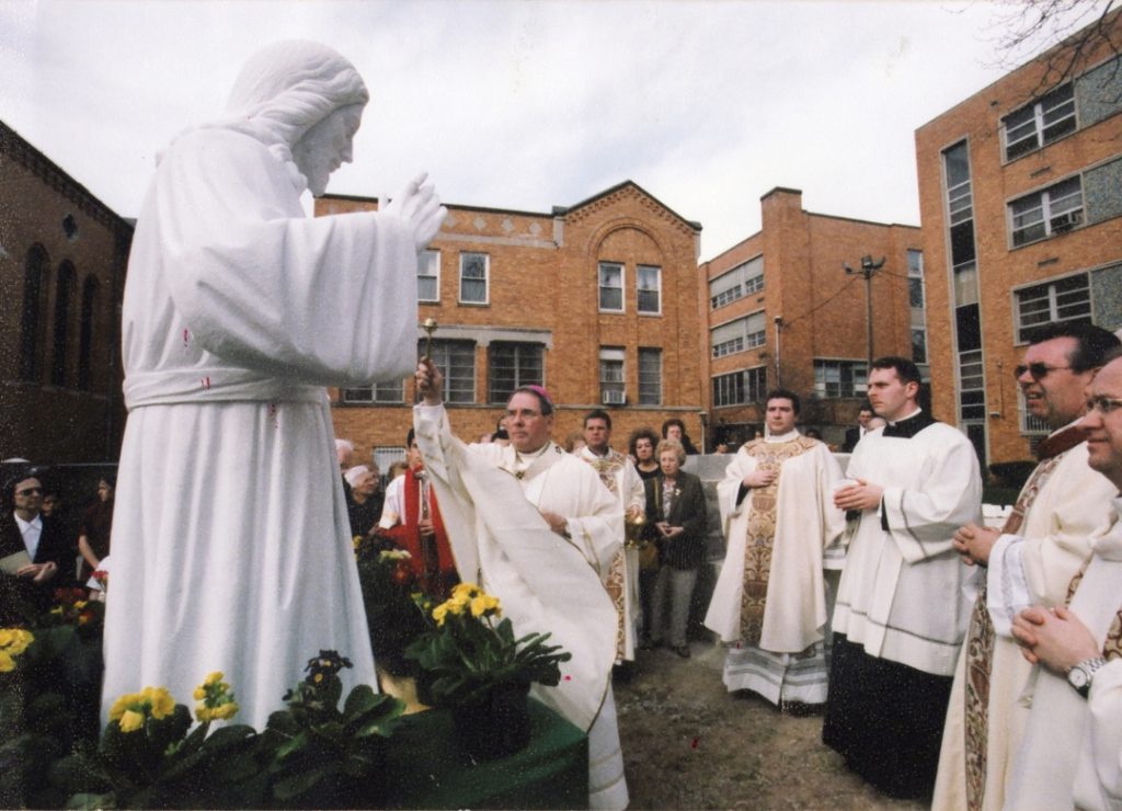 From the Archives: Blessing of the Divine Mercy Statue, 2004 - Jersey ...