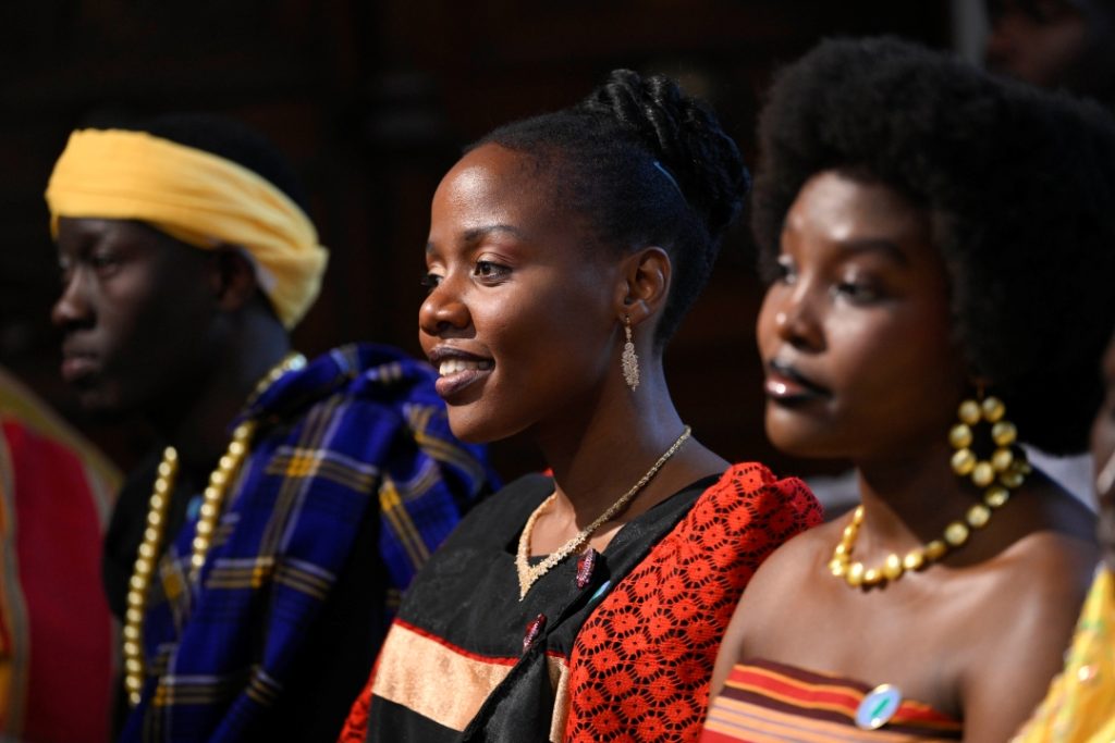 PTA - Algerian women listen to Pope Leo at Cathedral of St Augustine