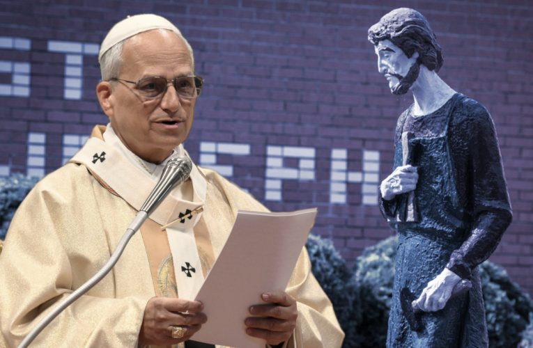 Pope Leo St. Joseph the Worker recolored