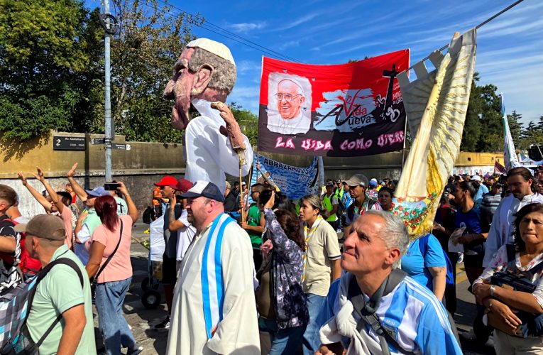 Prayer caravan for Pope Francis death anniversary Buenos Aires
