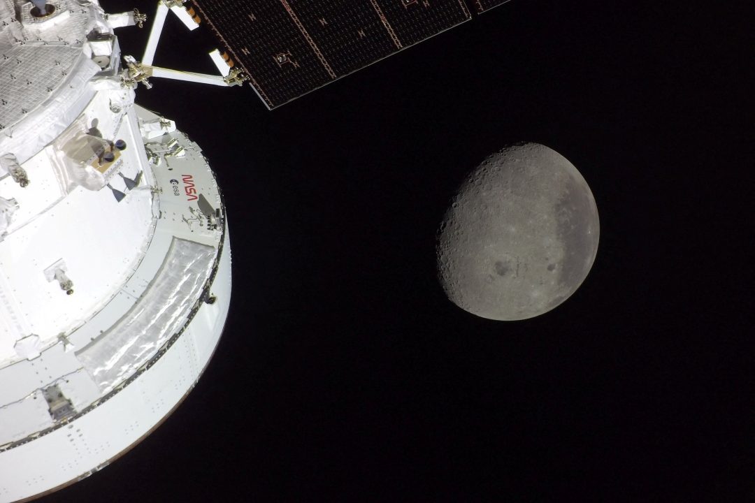 RTM - The Moon as seen from Artemis II Orion capsule