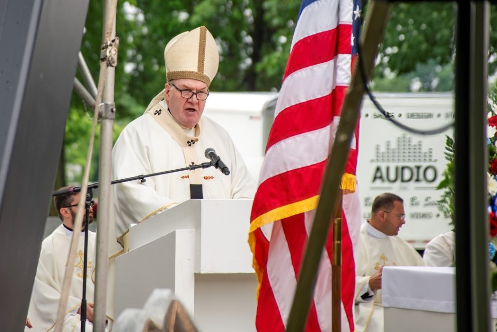 MD26 - Cardinal Tobin homily Holy Cross Cemetery