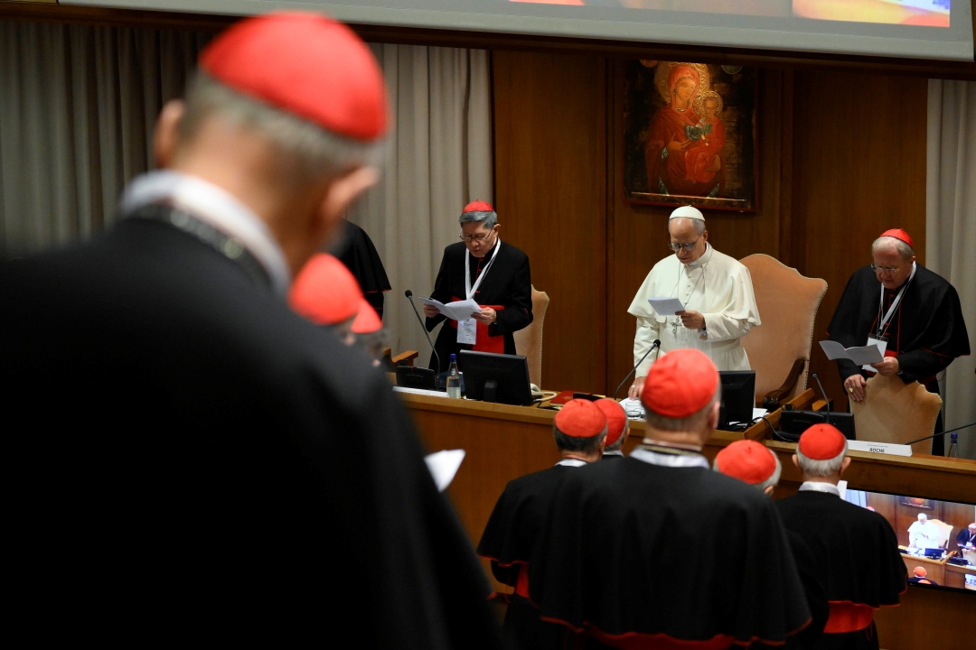 Pope Leo speaks at 2025 consistory of cardinals