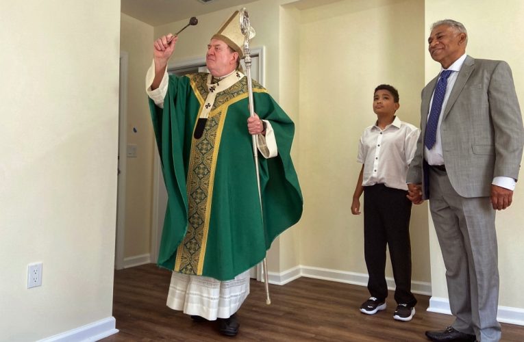 SLRB - Cardinal Tobin blesses rectory