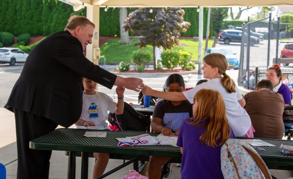 CYOC - Cardinal Tobin meets campers