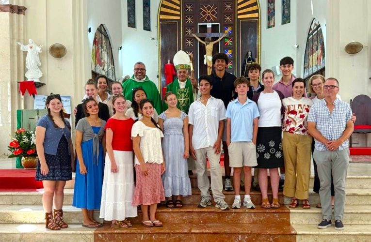 Immaculate Conception group on service trip