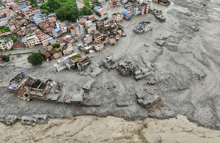 Nepal flood aftermath
