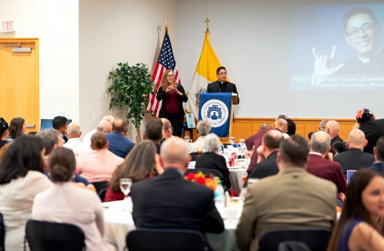 HHLL - Bishop Chau addresses the gathering