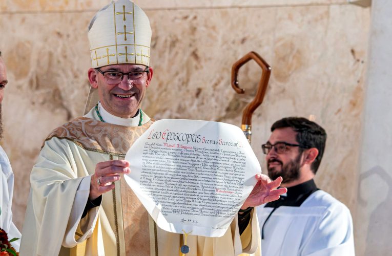 Bishop Saporito with mandate