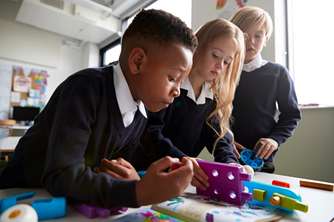Catholic school students in class - Adobe stock