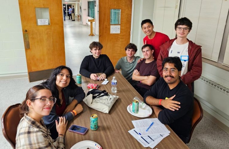 Intercollegiate Retreat - Group at table 2