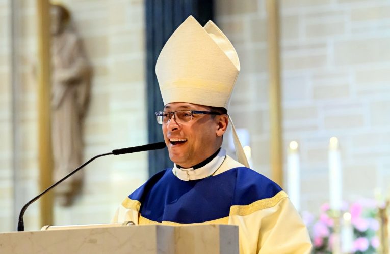 NJML2 - Bishop Chau delivers homily - CU - Mike Ehrmann