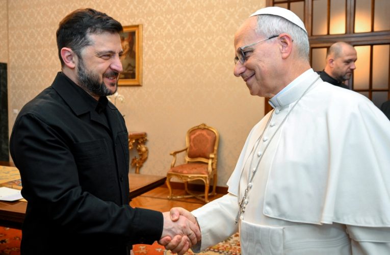 Pope Leo meets President Zelenskyy Dec 2025