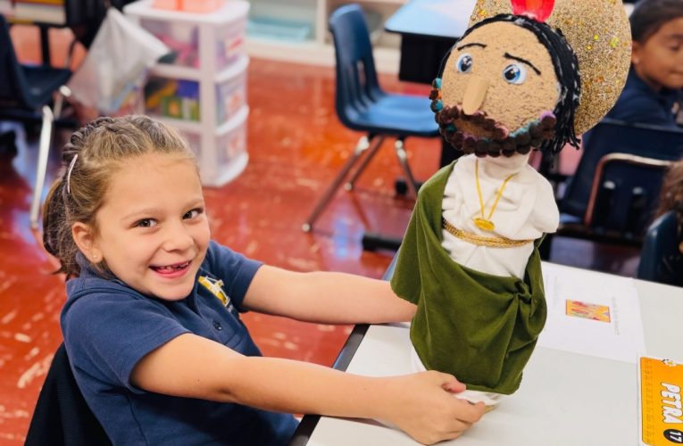 SSFF - Westfield Holy Trinity - Student with saint figure
